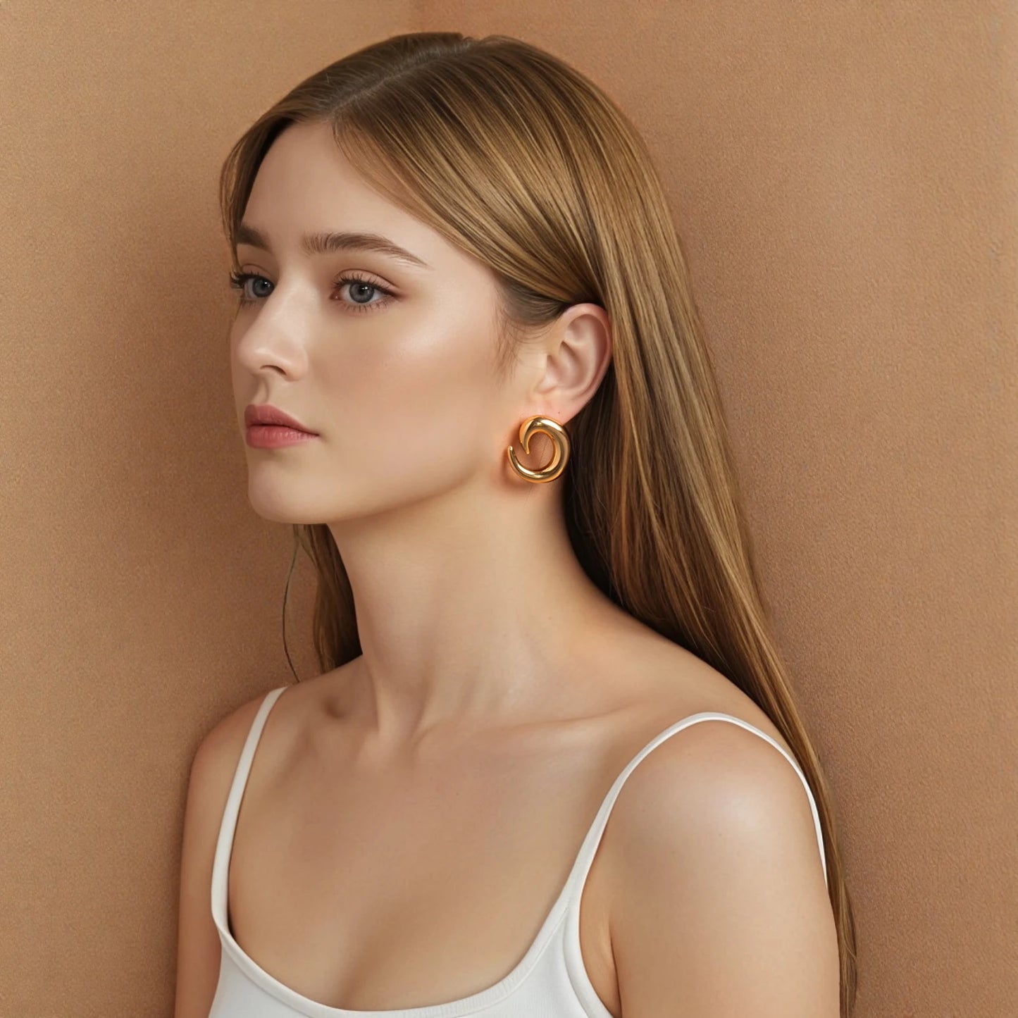Irregular Hoop Earrings for Women