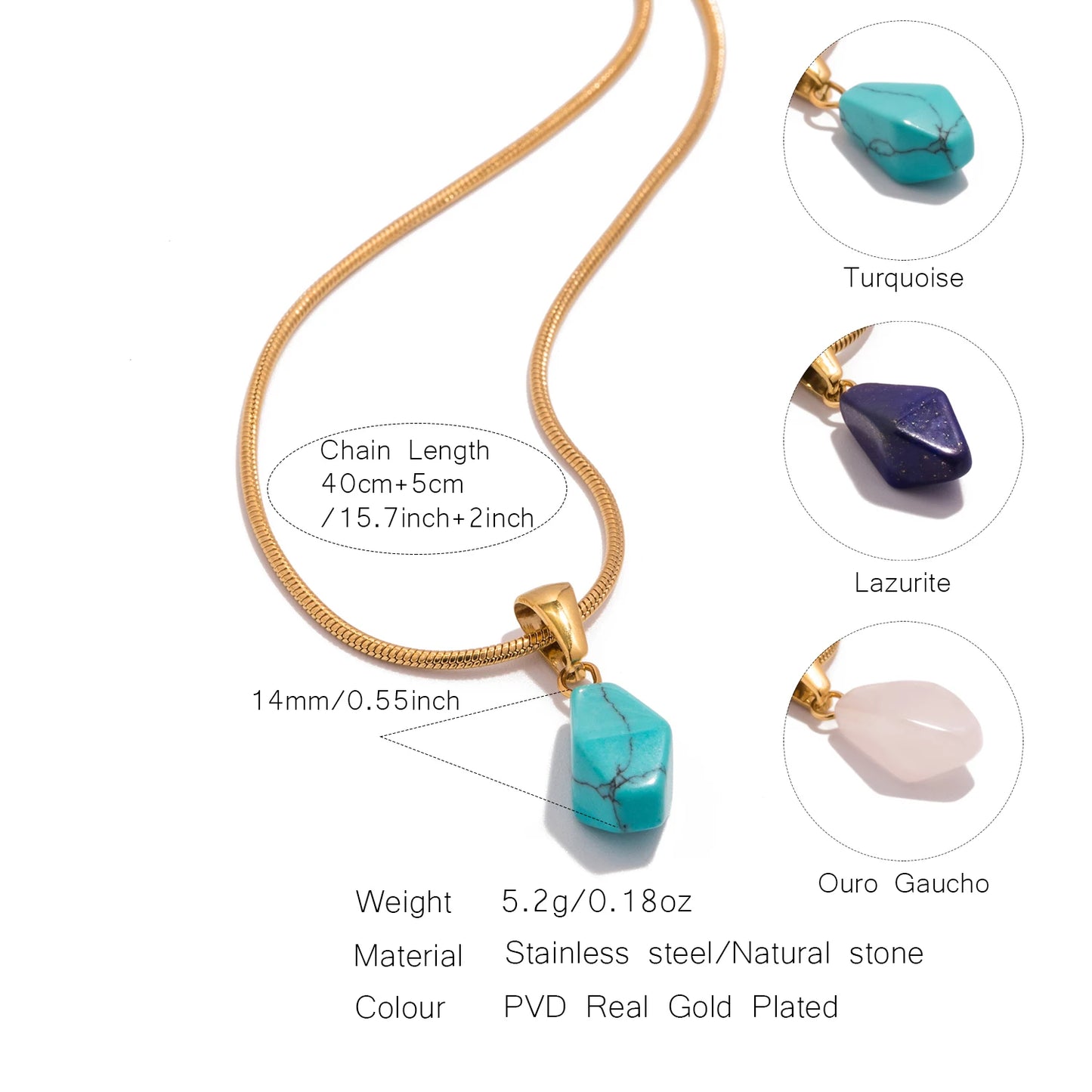 Waterproof, Elegant Snake Chain