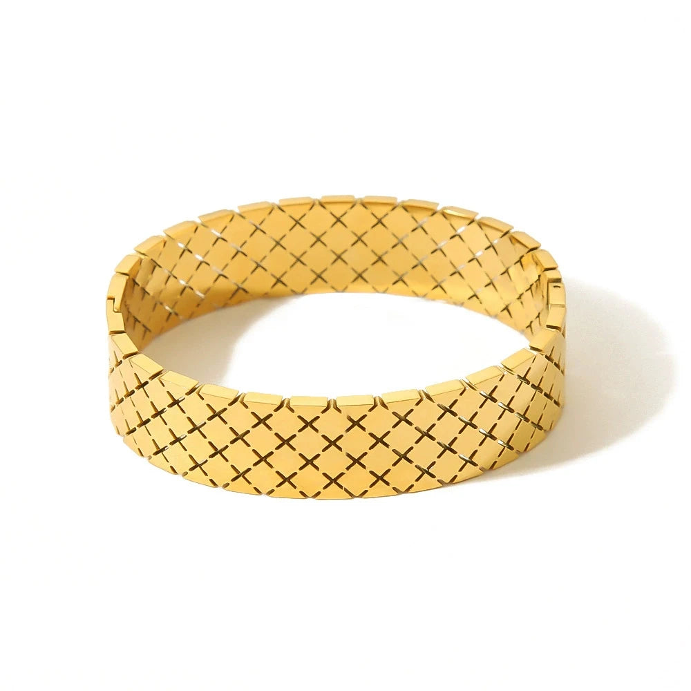 Luxury Mirror Cuff Bracelet