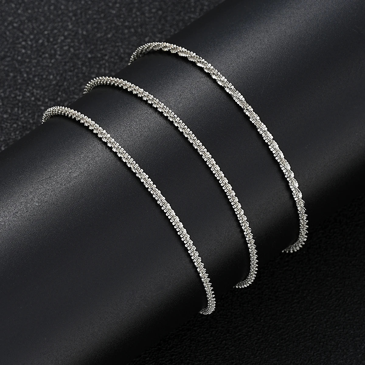 3PC Sparkling Anklet Set š