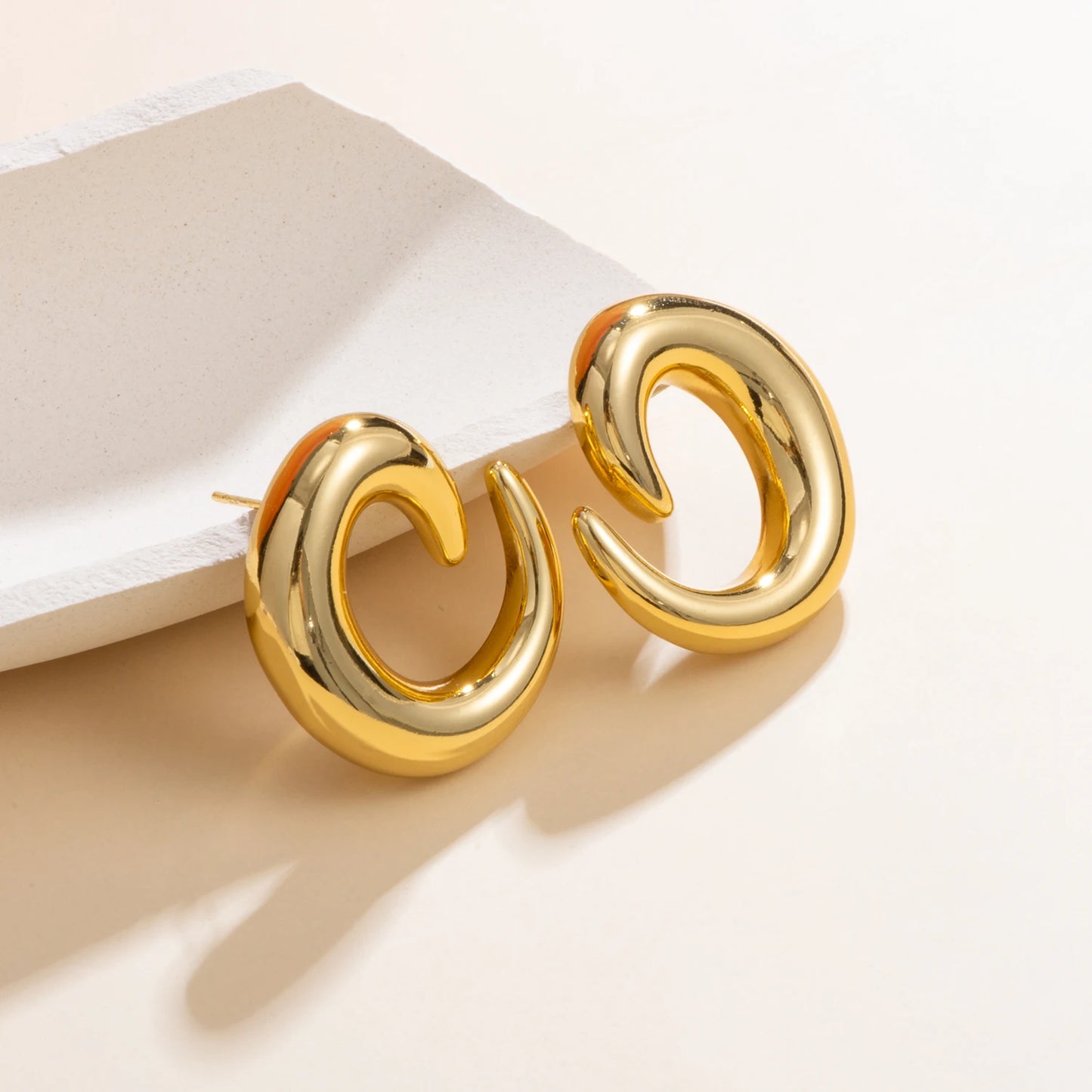 Irregular Hoop Earrings for Women