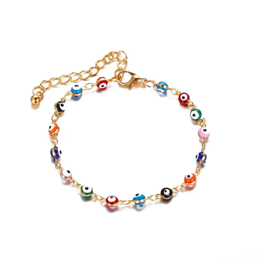 Vintage Layered Anklet Set