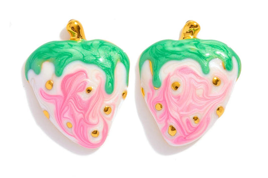 Strawberry Fruit Earrings for Women