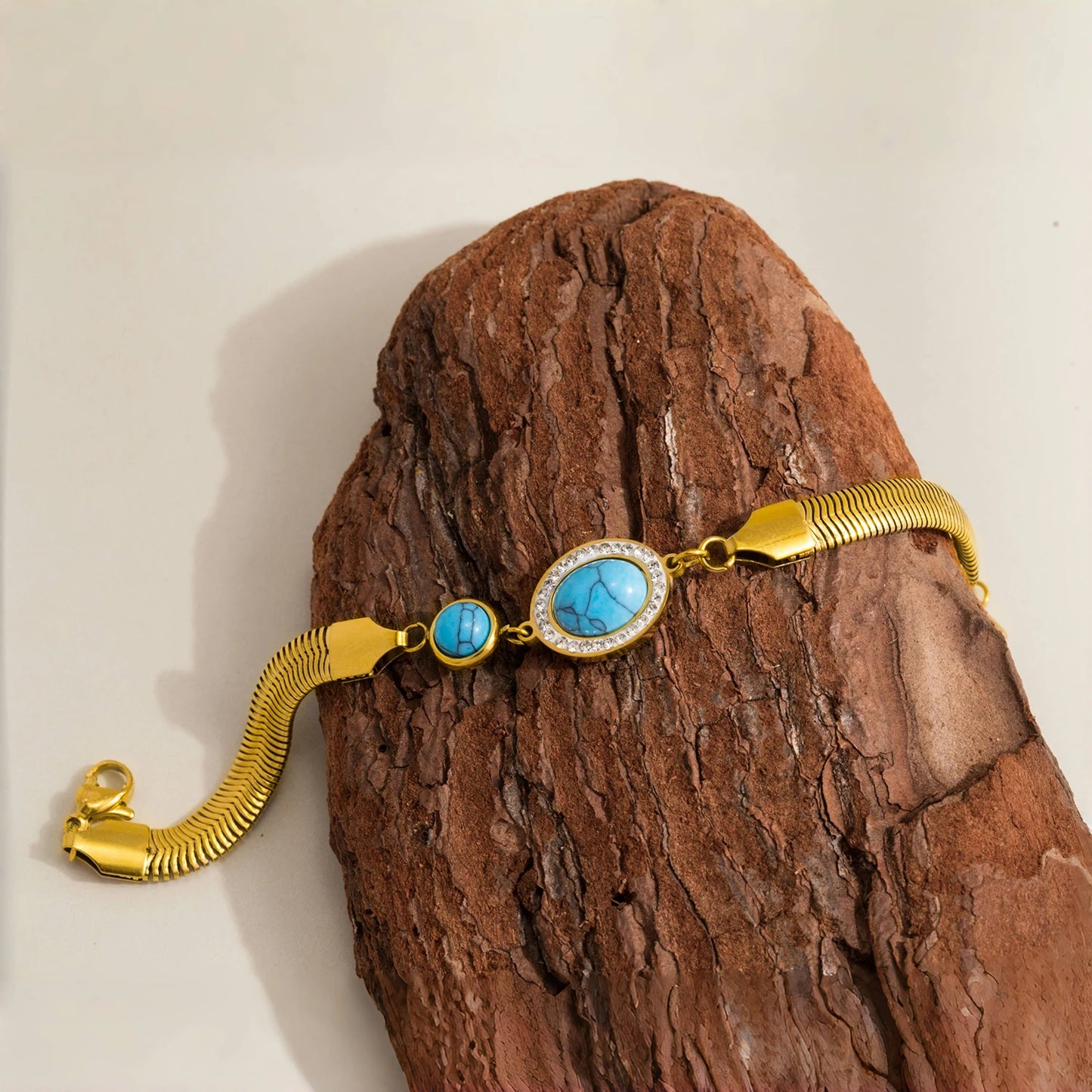 Turquoise CZ Bangle