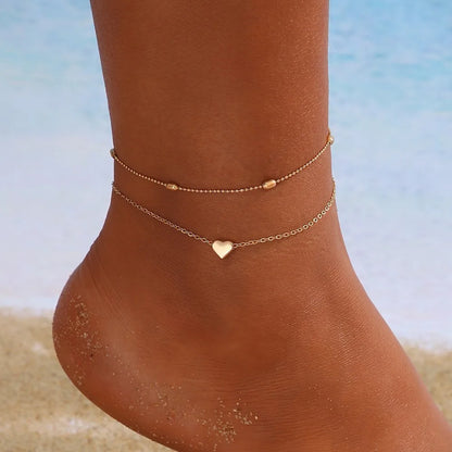 Shell & Sequin Anklets 🌞