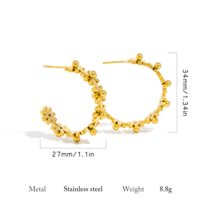 Daisy Flower Earrings for Women
