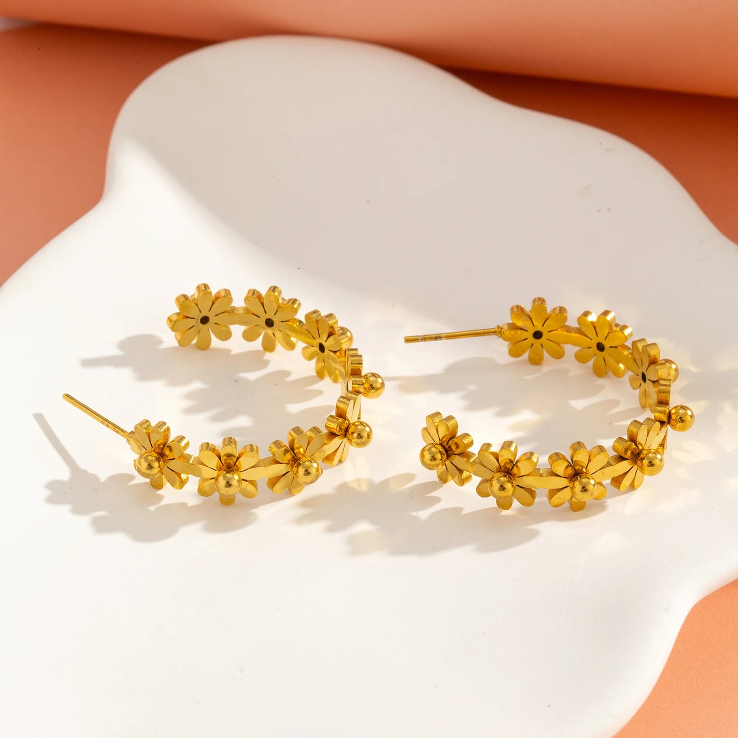 Daisy Flower Earrings for Women