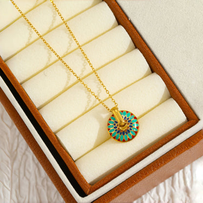 Gold Plated Earrings & Necklace