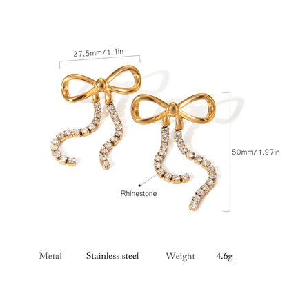 Butterfly Bow Earrings for Women