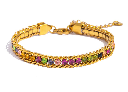 Triple Row Bracelet Elegant & Hypoallergenic