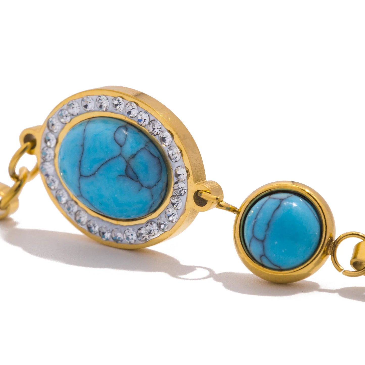 Turquoise CZ Bangle