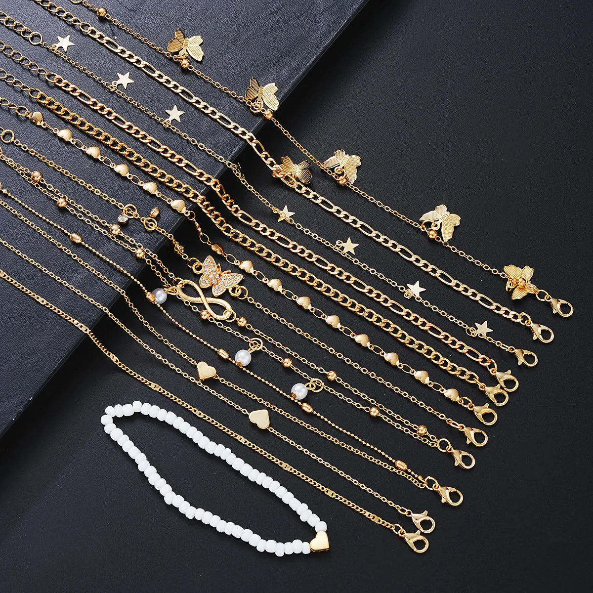 Elegant Beach Anklets 💛