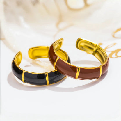 Minimal Bamboo Design Ring
