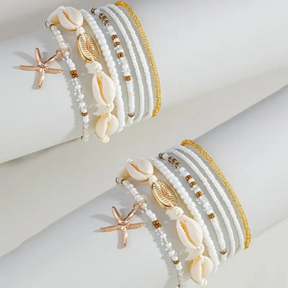 Bohemian Beach Anklets Set 🌊