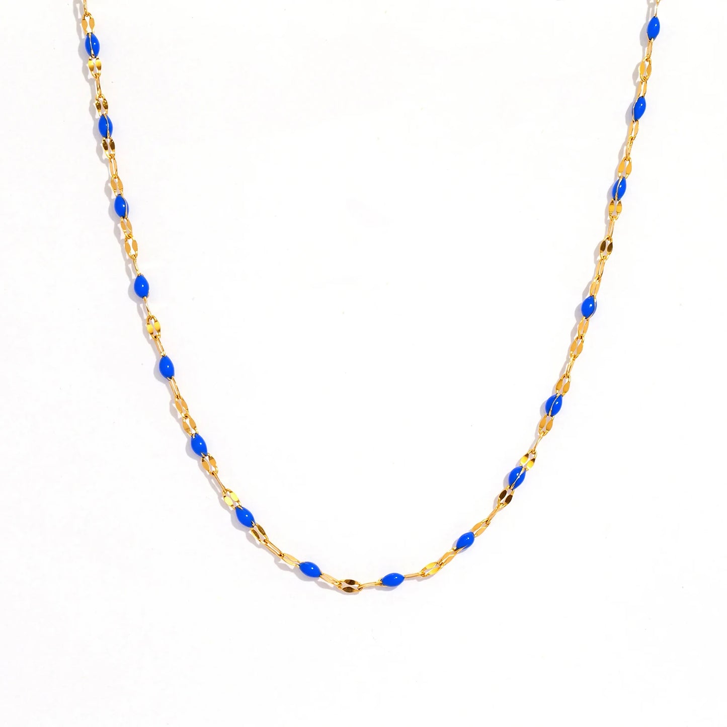 Vintage Enamel Beads Necklace 🌈
