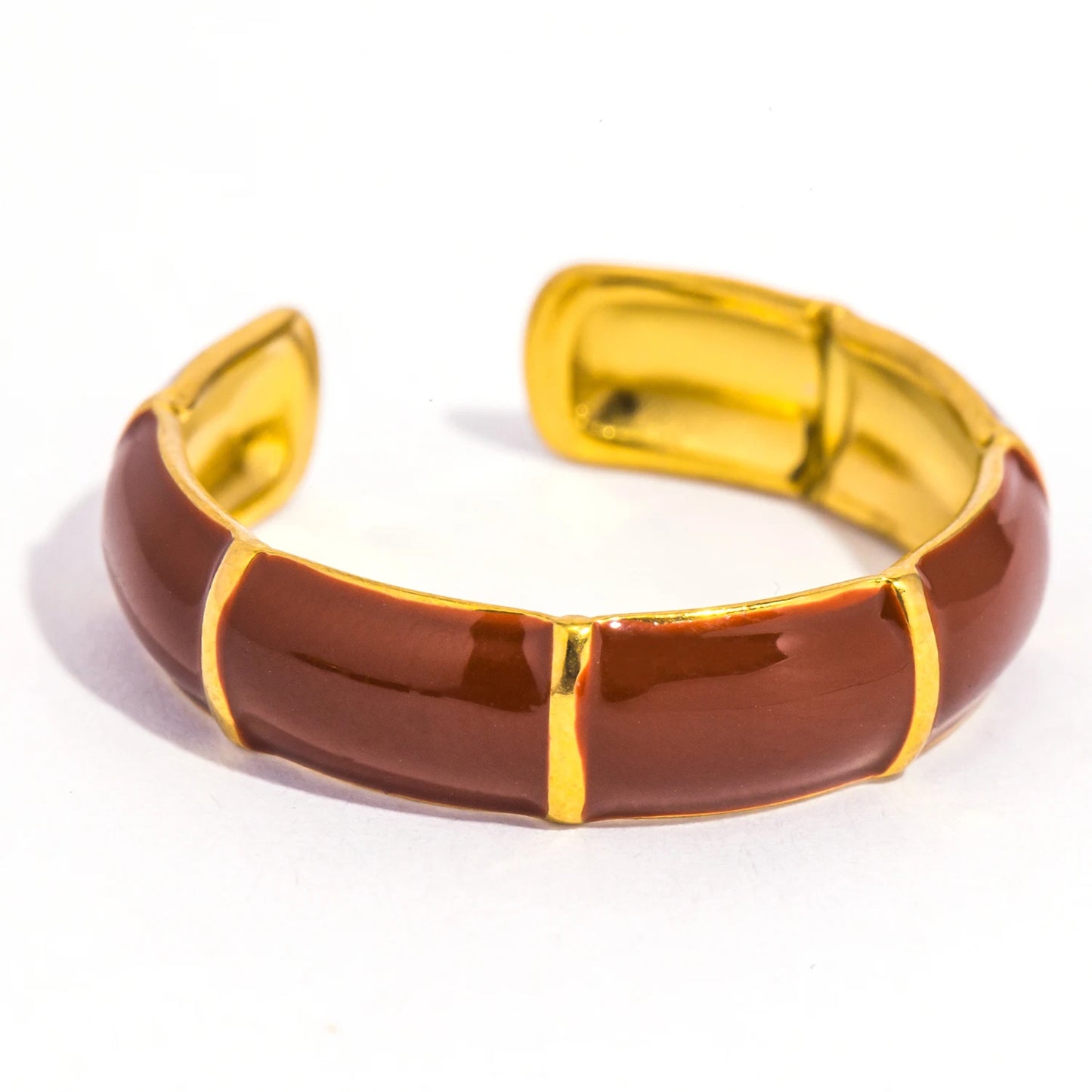 Minimal Bamboo Design Ring