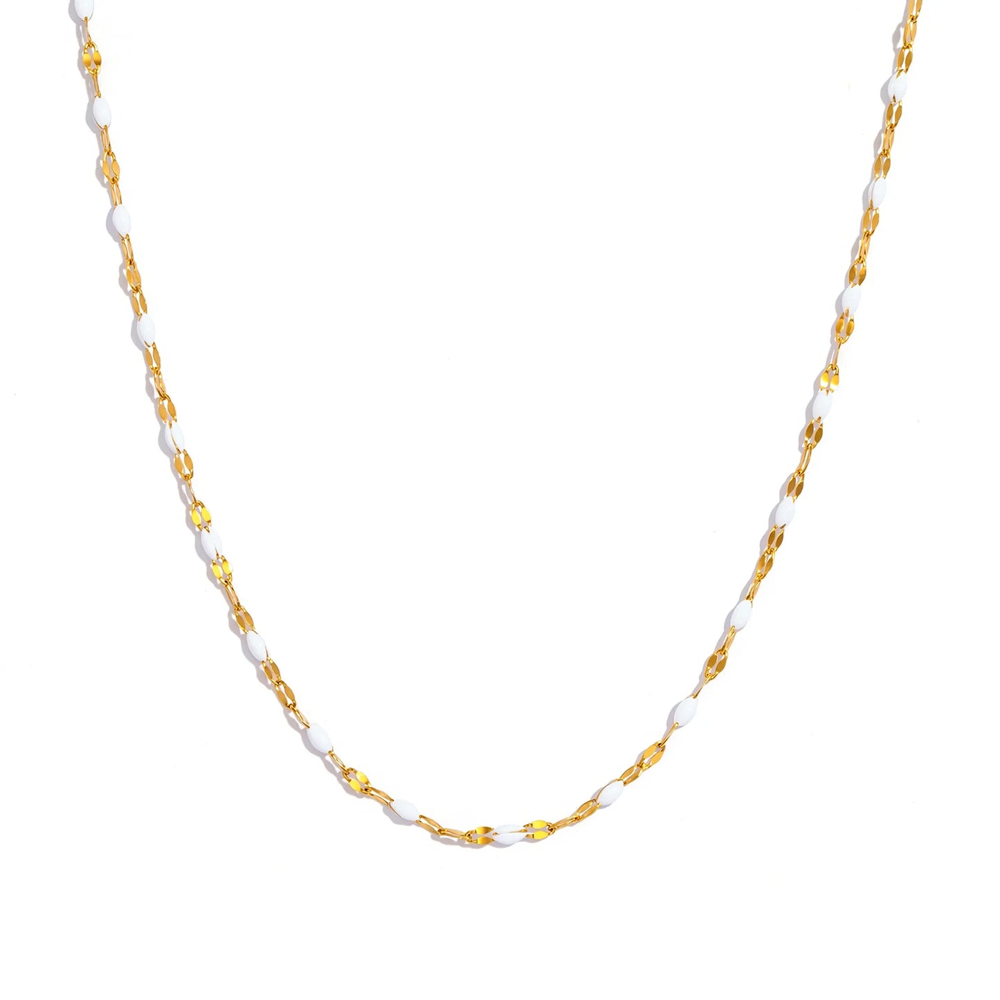 Vintage Enamel Beads Necklace 🌈