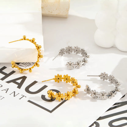 Daisy Flower Earrings for Women
