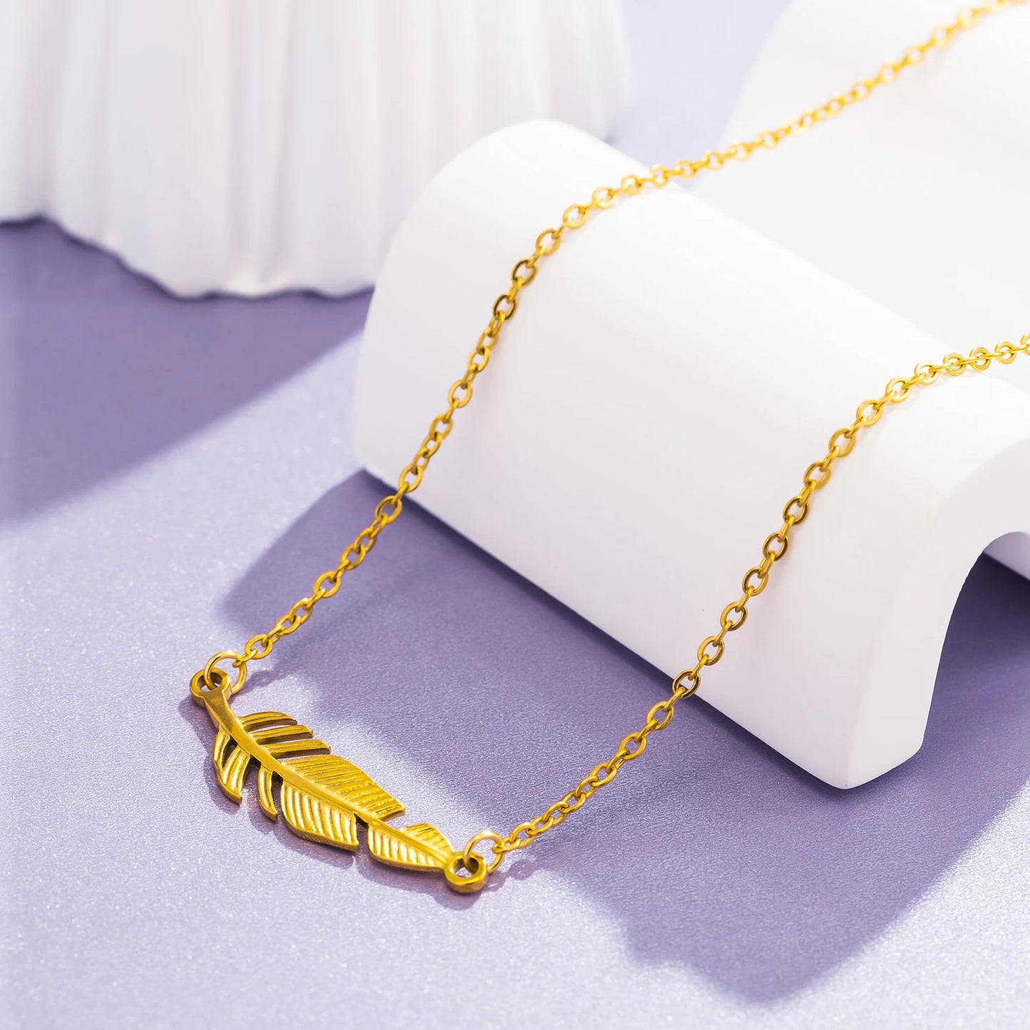 Long Leaf Necklace 🍃