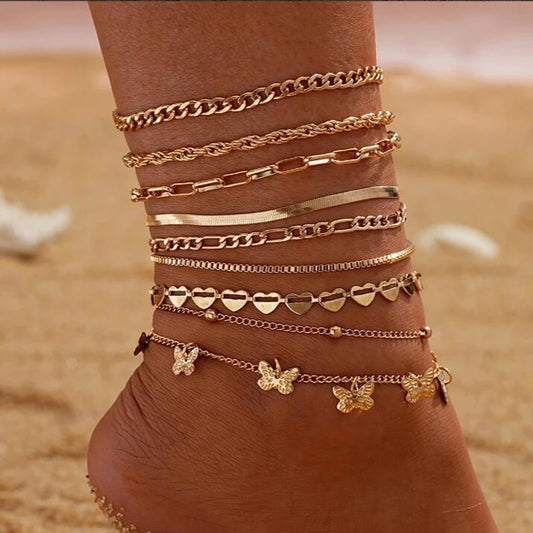European Boho Anklet Set 🌴