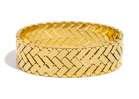 Luxury Mirror Cuff Bracelet