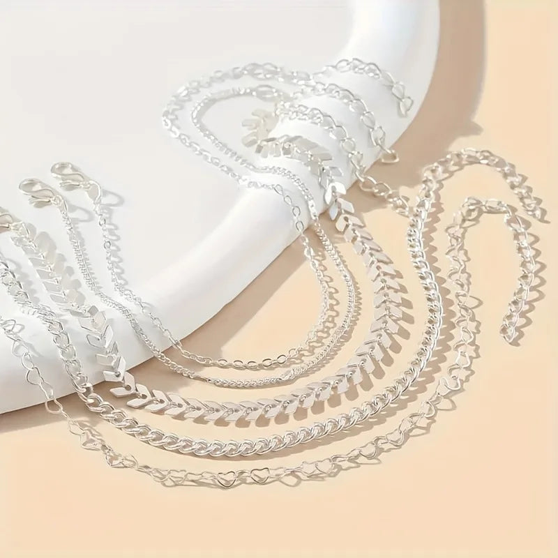 Zircon Anklet Set ✨
