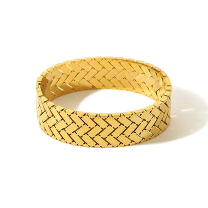 Luxury Mirror Cuff Bracelet