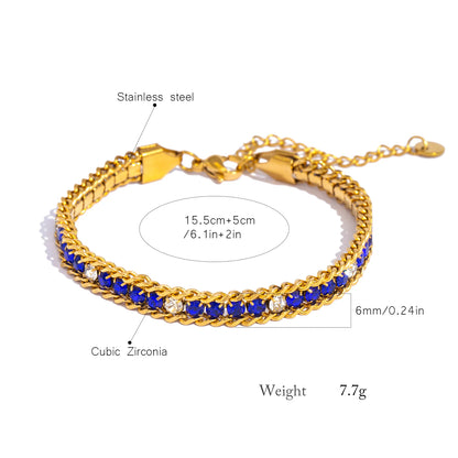 Triple Row Bracelet Elegant & Hypoallergenic