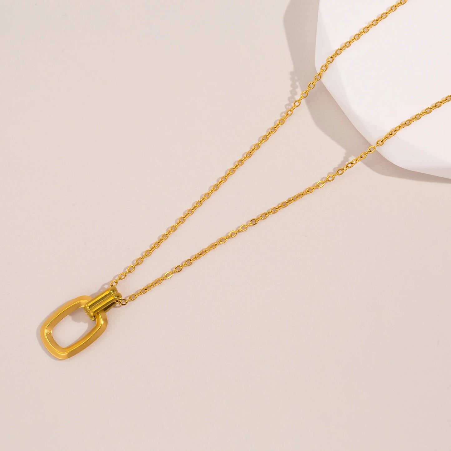 Simple Rectangular Necklace