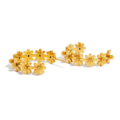 Daisy Flower Earrings for Women