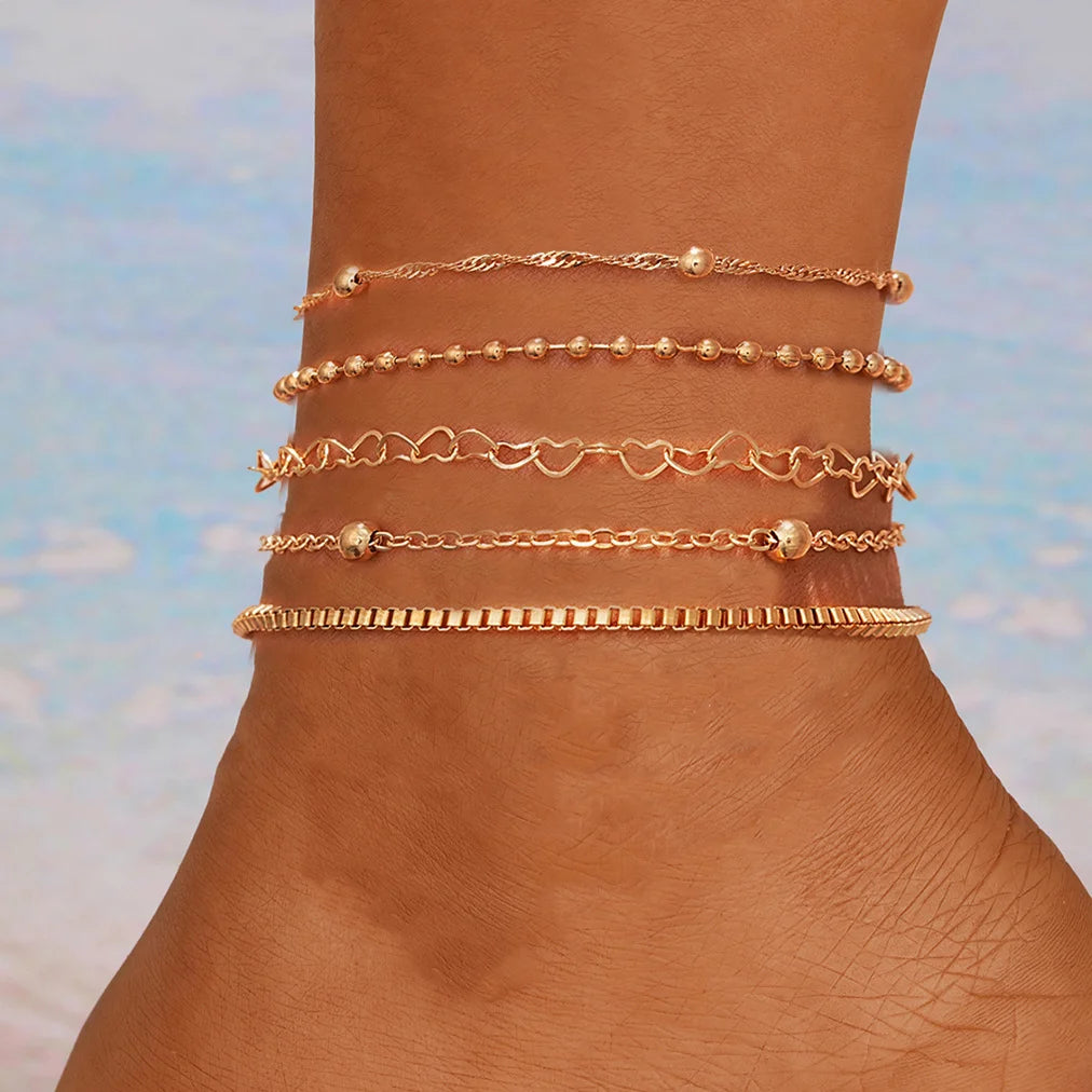 European Boho Anklet Set 🌴