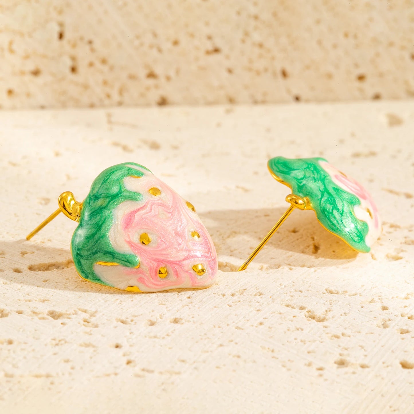 Strawberry Fruit Earrings for Women