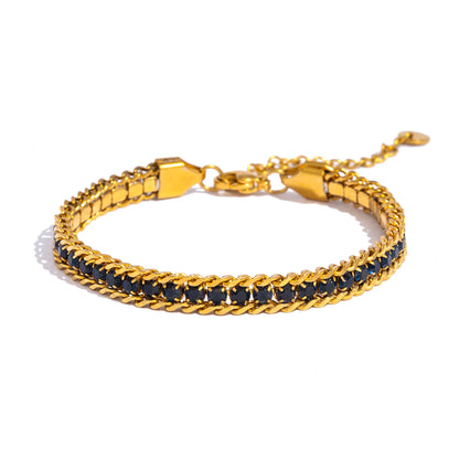 Triple Row Bracelet Elegant & Hypoallergenic