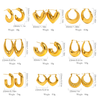 Hollow Geometric Earrings for Women