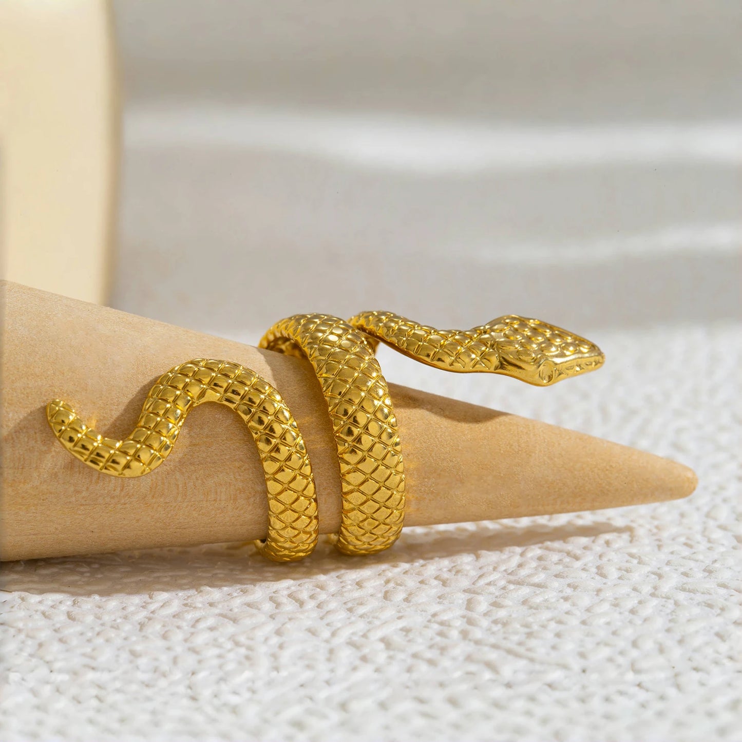Exaggerated Snake Ring
