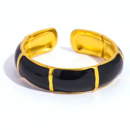 Minimal Bamboo Design Ring