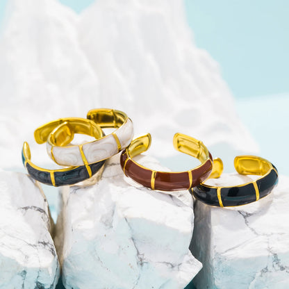 Minimal Bamboo Design Ring