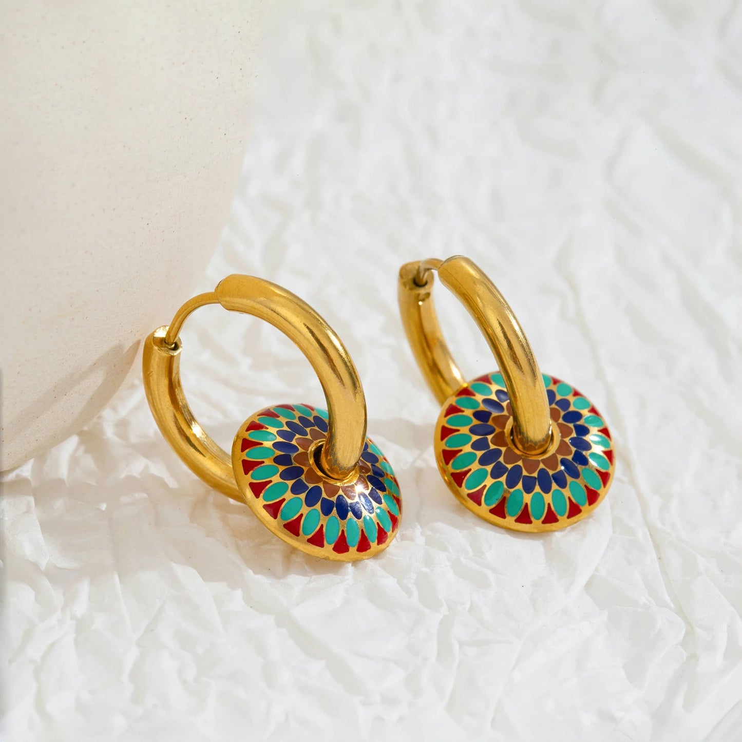 Gold Plated Earrings & Necklace