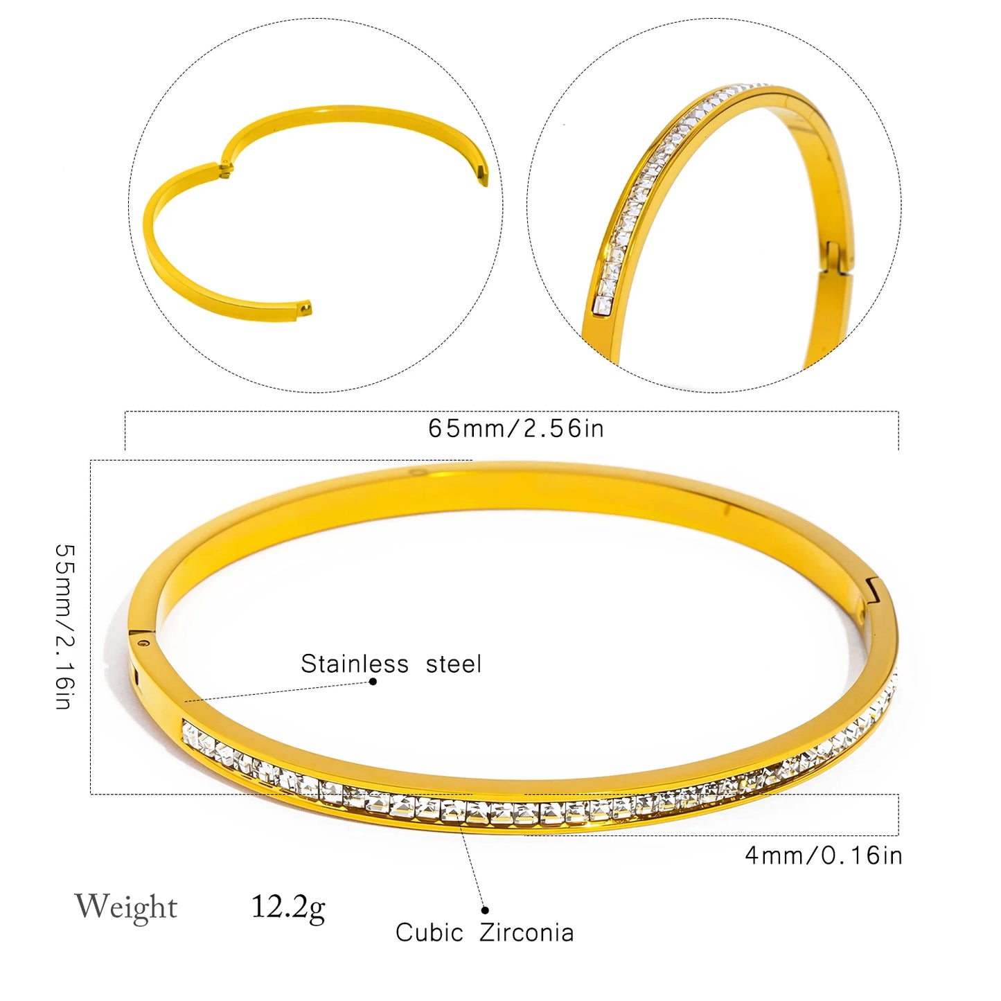 Hypoallergenic Gold Bracelet