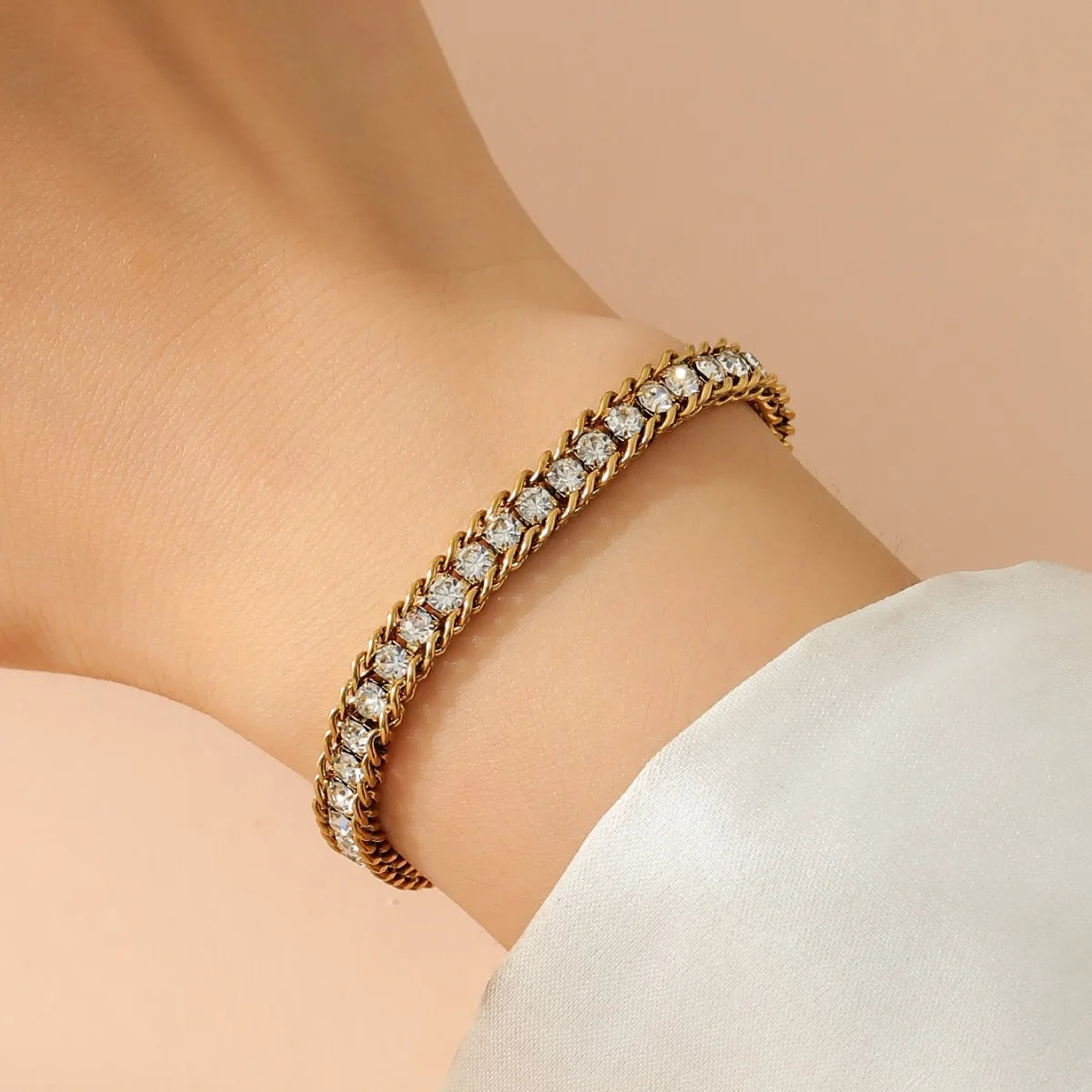 Triple Row Bracelet Elegant & Hypoallergenic