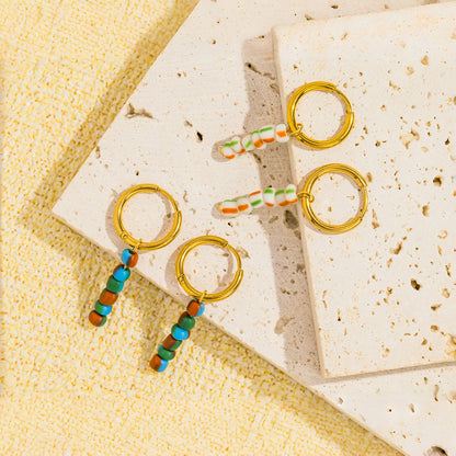 Retro Stainless Steel Earrings