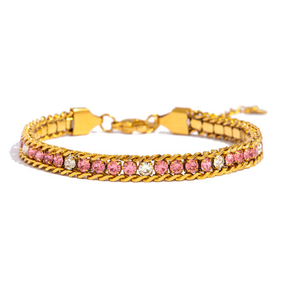 Triple Row Bracelet Elegant & Hypoallergenic