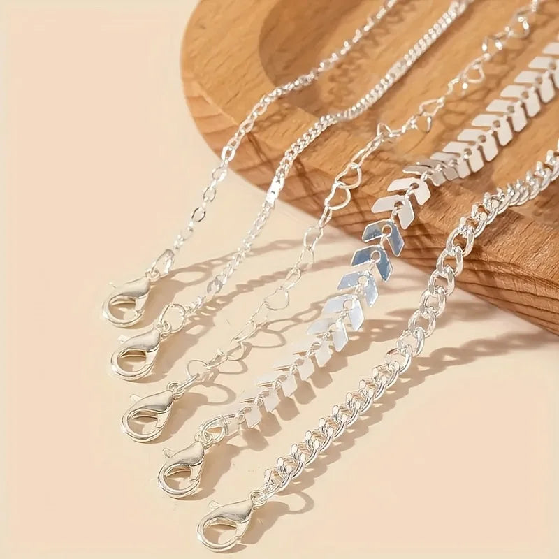 Zircon Anklet Set ✨