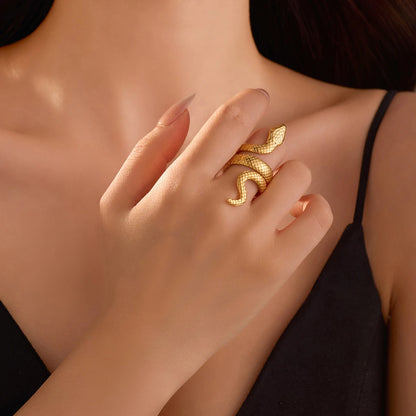 Exaggerated Snake Ring